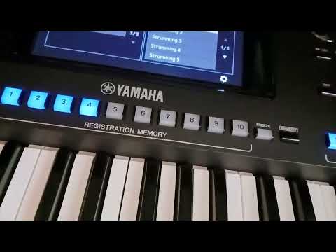 YAMAHA GENOS ARPEGIATOR MULFUNCTION WITH NEW FIRMWARE UPDATE