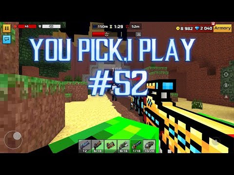 You Pick,I Play! #52 - Clan Siege Battle (Fedora_Fan) Pixel Gun 3D