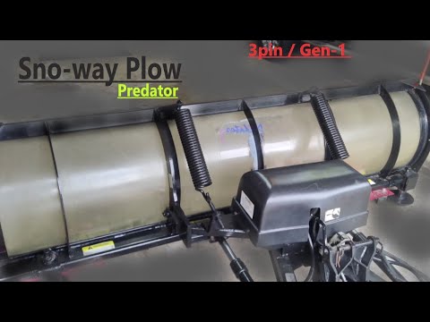 Snoway Predator Snow Plow | 1st gen 3Pin Mount & 9pin Deutsch Connector