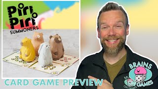 Piri Piri Summoners is a card game with hand-carved pieces!