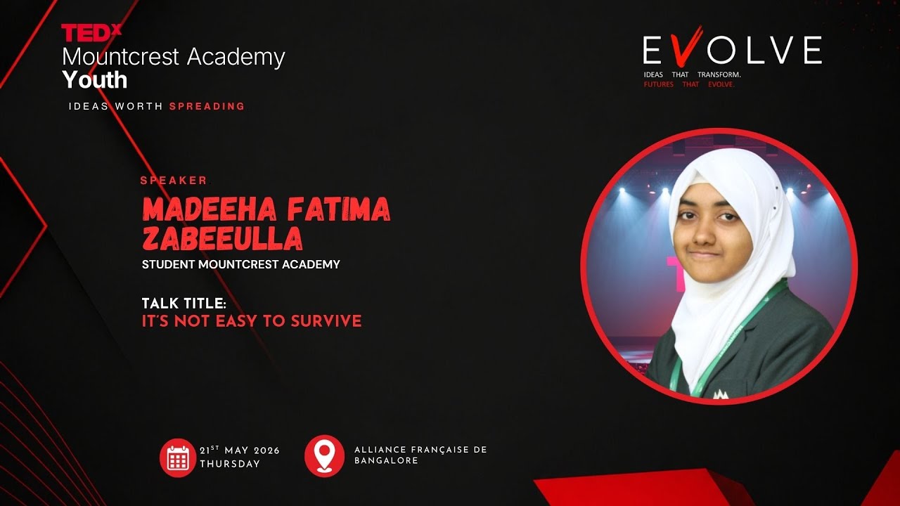 It's Not Easy to Survive | Madeeha Fatima Zabeeulla | TEDxMountcrest Academy