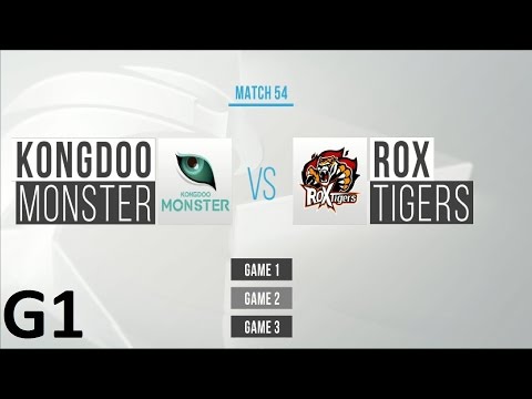 KDM vs ROX Game 1 Highlights - 2017 LCK SPRING SPLIT