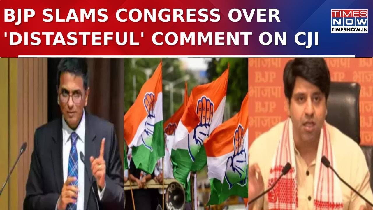 BJP Slams Congress After It Mocks CJI On Pollution Remark, Says 'Cong Has No Respect For...'