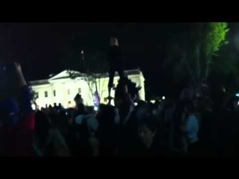 Bin laden Announcement at White House