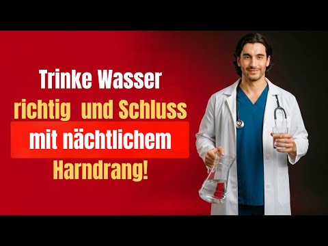 UROLOGE ENTHÜLLT: Wie man Wasser trinkt, um nächtliches Wasserlassen für immer zu stoppen