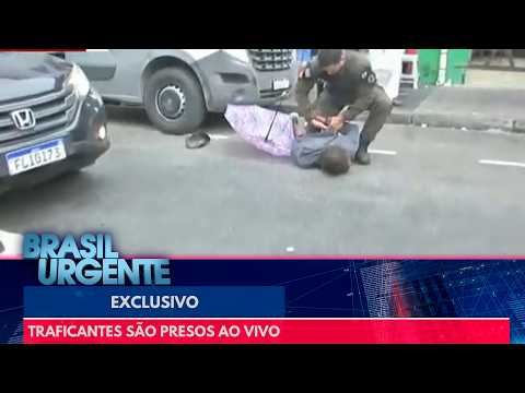 EXCLUSIVO: traficantes são presos ao vivo | Brasil Urgente