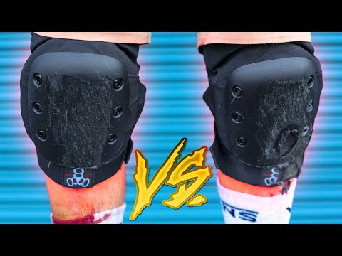 $29 DOLLAR KNEE PADS VS $120 DOLLAR KNEE PADS | DESTRUCTION TEST