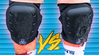 $29 DOLLAR KNEE PADS VS $120 DOLLAR KNEE PADS | DESTRUCTION TEST