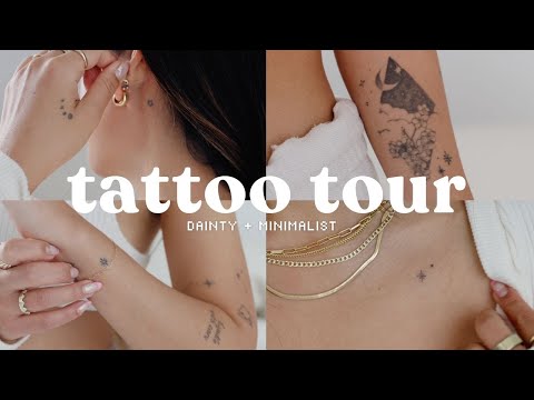 Tiny Tattoo Tour | Minimalist, Fine Line Tattoos & Pain Levels