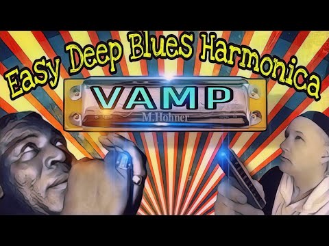 Easy Deep Blues Harp Vamp 🐺