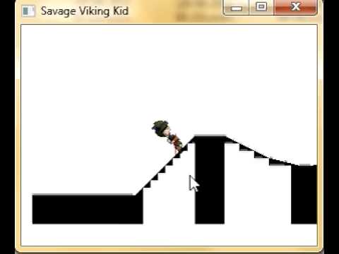 Savage Viking Kid platforming demo while I make unfitting commentary