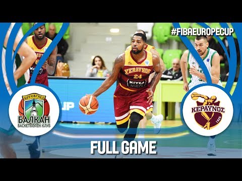 BC Balkan (BUL) v Keravnos (CYP) - Full Game - FIBA Europe Cup 2017-18