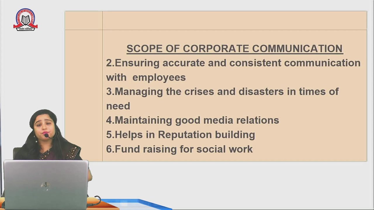 Meaning, scope and need of Corporate Communication | CCPR | 5th BMS | SST College