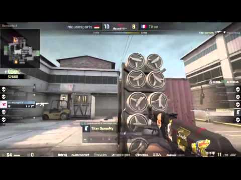 CS:GO - Scream Ridiculous 4K w/ 1 vs 3 Clutch vs Mousesports