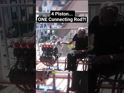 A V8 With ONLY Two Crank Throws?! #engine #ducati #honda #germany #trending #viral #youtubeshorts