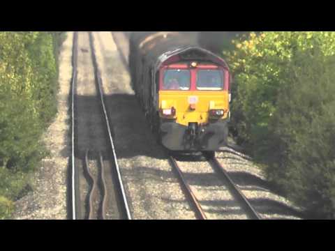 66002 On The 6V75 Dee Marsh Margam Empty Steel At Tram Inn 29 9 15