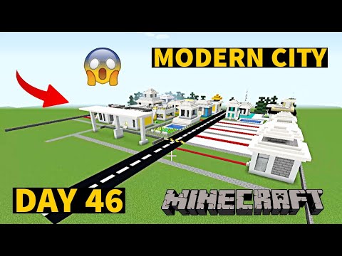 Insane Minecraft City Build in Creative Mode!