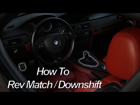 How to Rev Match / Downshift - Improve your Rev Matching (In BMW E92 M3)