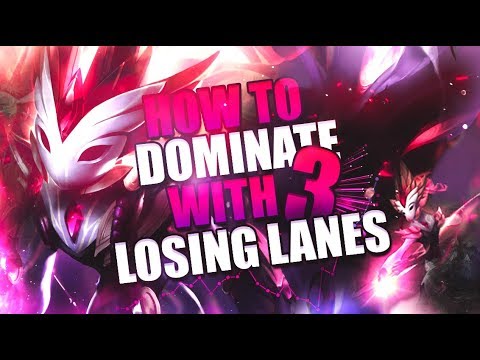 RANK 1 KINDRED FOREST WITHIN HOW TO DOMINATE GAMES WITH 3 LOSING LANES - League of Legends