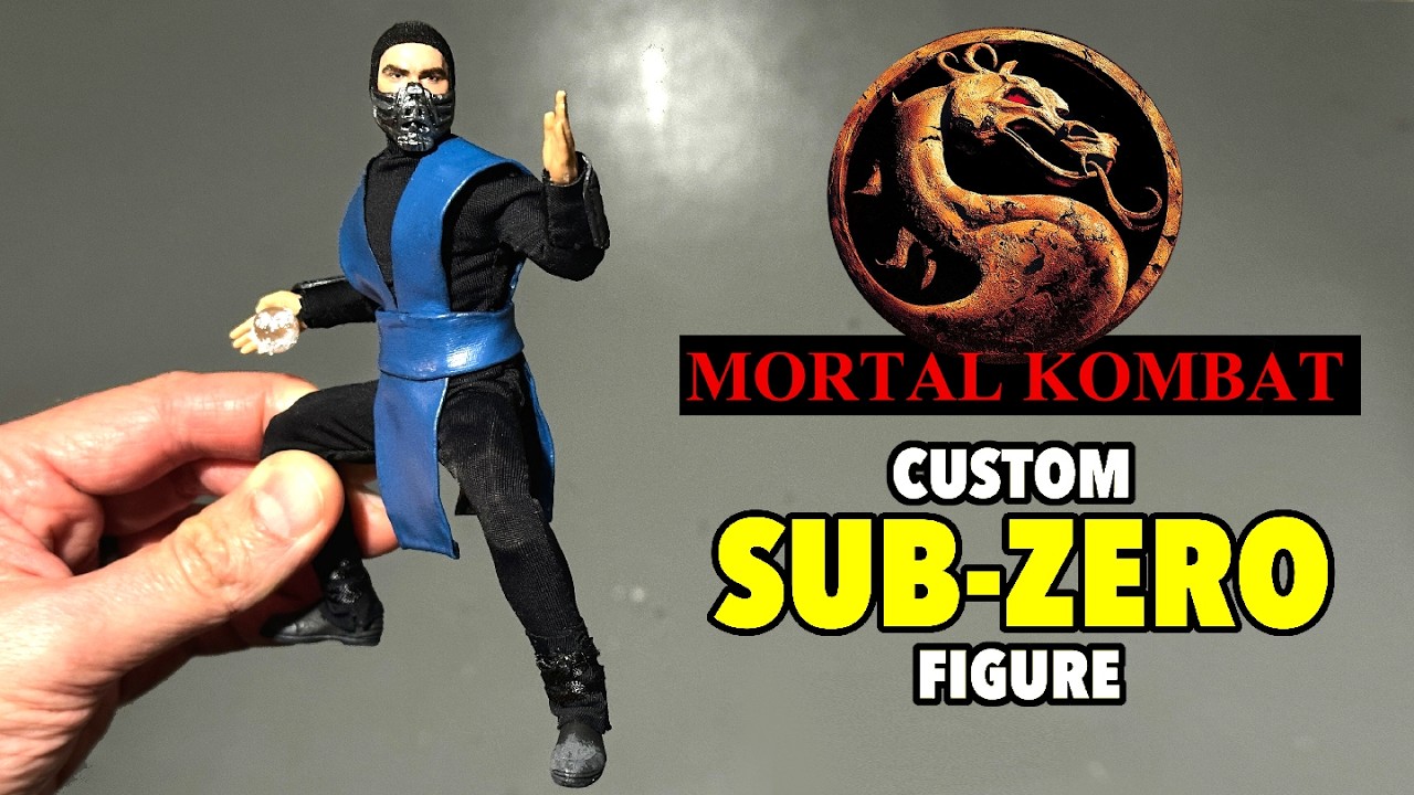 MORTAL KOMBAT SUB-ZERO Custom Movie Action Figure
