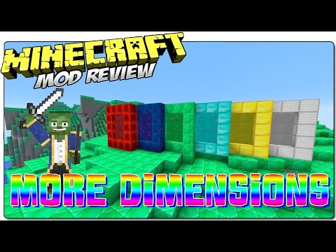 Manucraft -  MORE DIMENSIONS MOD SPANISH |  Biomes and portals to golden dimensions!  |  MINECRAFT MODS