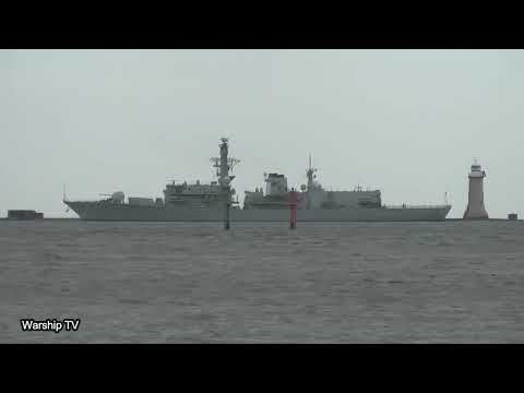 HMS RICHMOND F239 IN PLYMOUTH SOUND 12-5-22