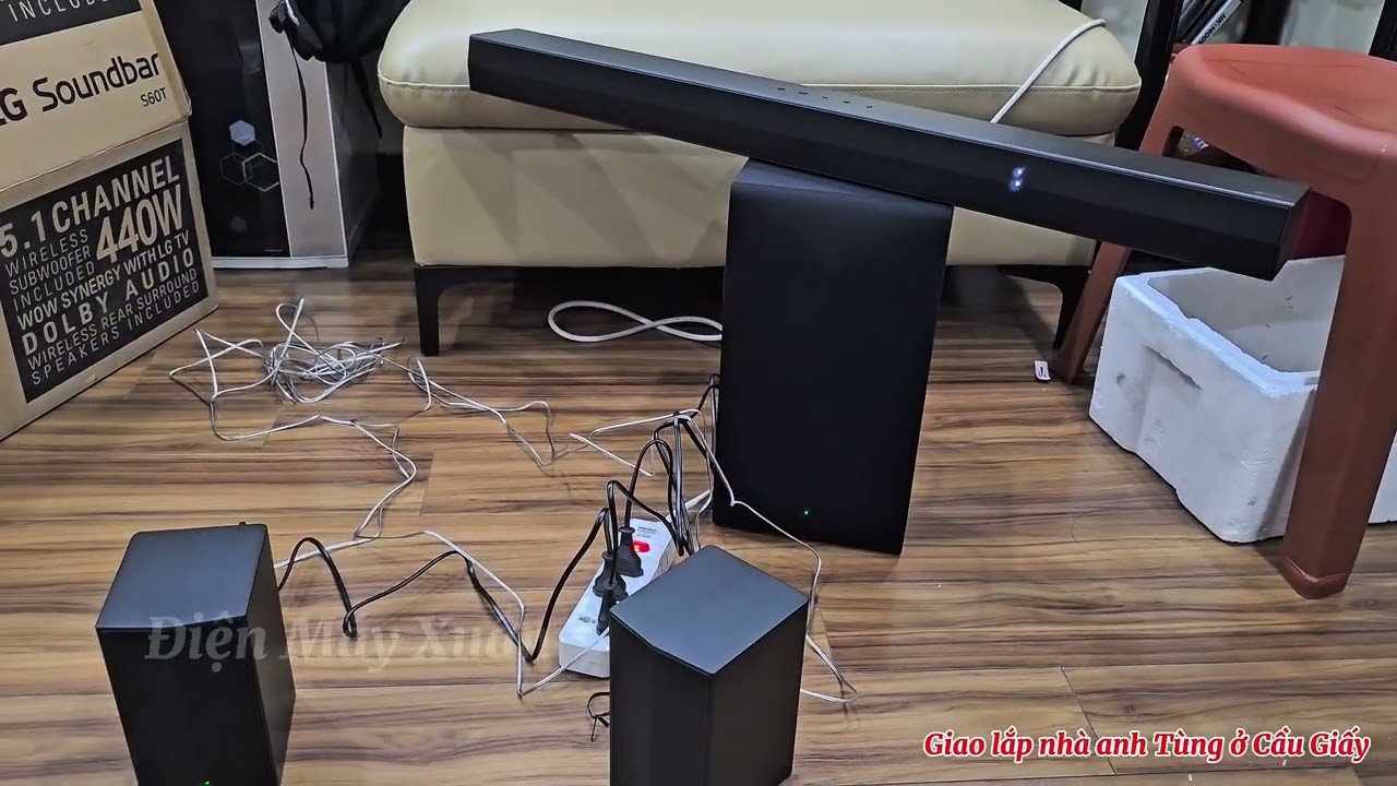 Miniatura da avaliação em vídeo de Soundbar LG S60TR 440W RMS 5.1 Canais Bluetooth