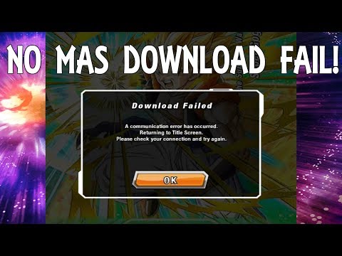 EL FIN DEL DOWNLOAD FAIL! FACIL Y RAPIDA SOLUCION! /// Dokkan Battle en Español Video