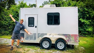 Converting my Cargo Trailer into an RV Camper!