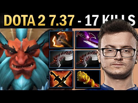 Troll Gameplay Miracle with 17 Kills and Abyssal - Dota 2 7.37