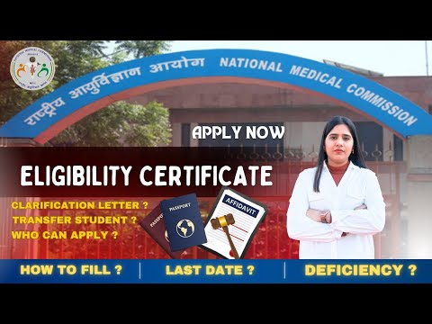 NMC Eligibility Certificate 2025: Final Application Deadline & Process Explained