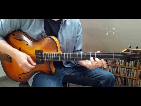 Jazz Guitar Mini Lesson #26 :  The 1-7 / 3-5 Chordal Approach