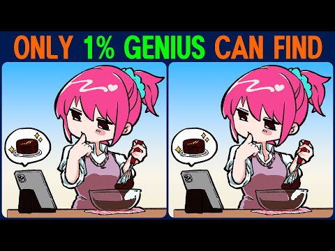 【Find the Difference】 If you've found them all, you're a concentration genius!