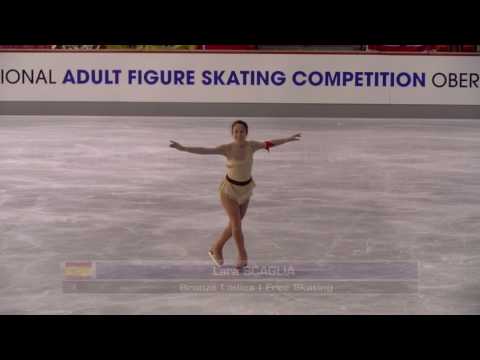 Lara Scaglia   Bronze Ladies I Free Skating Oberstdorf 2017