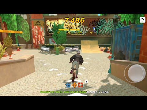 Touchgrind BMX 3: Rivals Downtown Drop Complete Gameplay Walkthrough