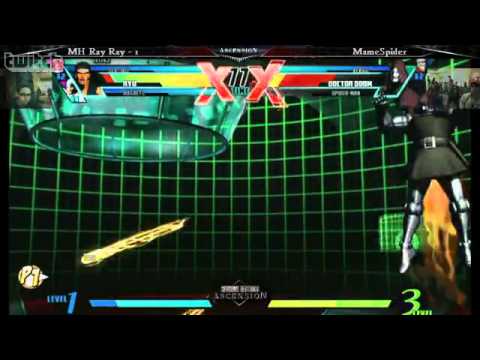 UMVC3 RayRay vs mame spider Season's Beatings_Ascension day1
