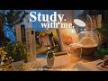 3 HOUR Evening Study With Me Rain Sounds Calm Lofi Bgm Pomodoro 50 10 Day320