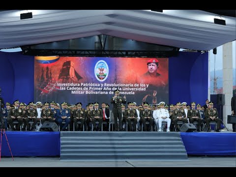 Investidura Patriótica y Revolucionaria de los y las Cadetes de Primer Año de la UMBV.