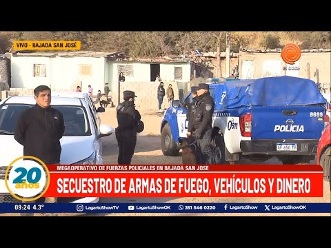Cayó la Banda de Bajada San José: Ocho Detenidos y un Arsenal Incautado
