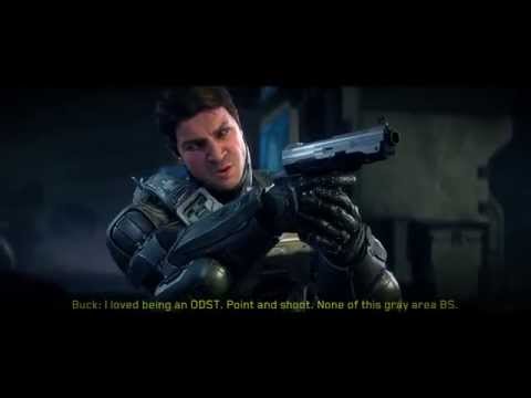 Halo 5: Guardians - Glassed: Locke & Buck "I Loved Being ODST" Chat, Armor Restraint Device Cutscene