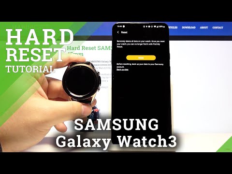 Hard Reset SAMSUNG Galaxy Watch 3 via App – Wipe Date / Erase All Content