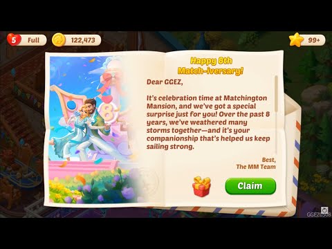 Matchington Mansion - New Event - Special Event - Happy 8th Match-iversary! - Showcase