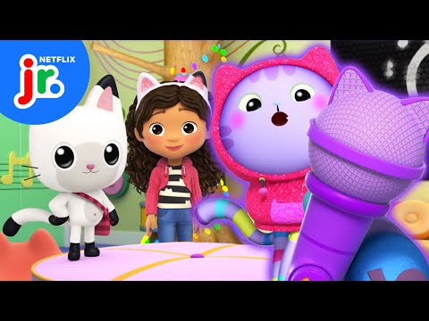 Sing with DJ Catnip! 🎤 Gabby's Dollhouse | Netflix Jr