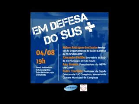 DEBATE (04/08/2016) | Em Defesa do SUS