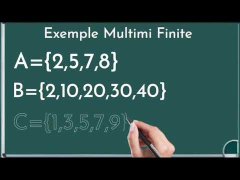 Exemple de Multimi Finite , exemple exercitii matematica