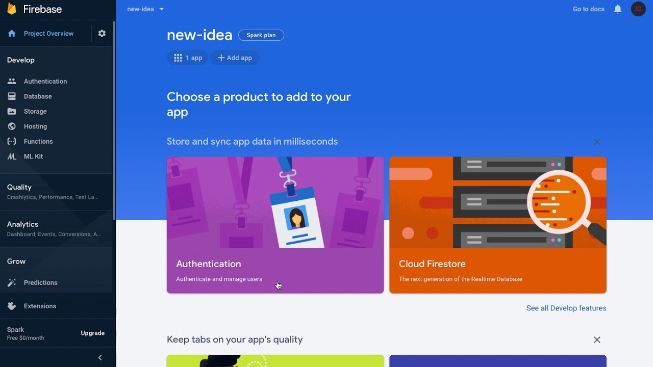 Setup Firebase + Firestore Web App