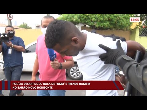Polícia desarticula Boca de Fumo e prende homem no Novo Horizonte 14 01 2021