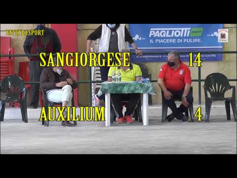 Bocce : Campionato 1° Categoria Girone C Highlights  Sangiorgese -  Auxilium