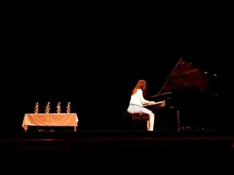 Emily Chang played Bach French Suite No 6, BWV817 Allemande (Feb. 5, 2017)