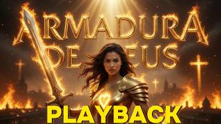 PLAYBACK | IMPOSSÍVEL O INIMIGO NÃO FUGIR! Música Vista A Armadura de Deus (Efésios 6) ⚔️[Com Letra]